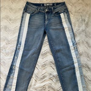 Rewash Jeans With Snaps